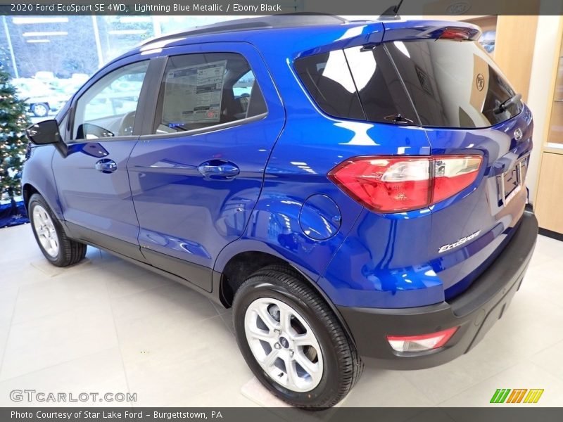 Lightning Blue Metallic / Ebony Black 2020 Ford EcoSport SE 4WD