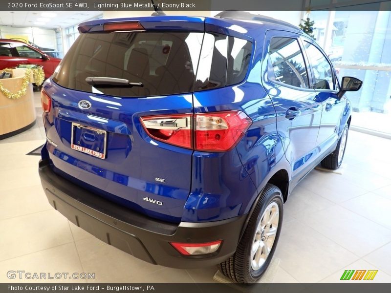Lightning Blue Metallic / Ebony Black 2020 Ford EcoSport SE 4WD