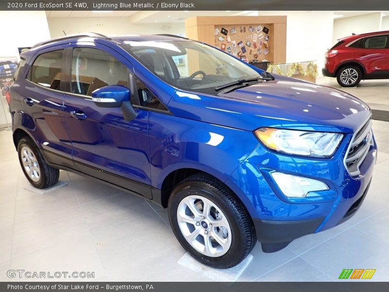 Lightning Blue Metallic / Ebony Black 2020 Ford EcoSport SE 4WD
