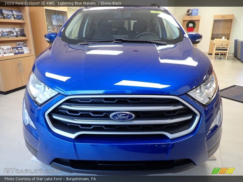 Lightning Blue Metallic / Ebony Black 2020 Ford EcoSport SE 4WD