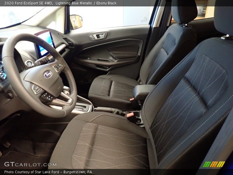 Lightning Blue Metallic / Ebony Black 2020 Ford EcoSport SE 4WD