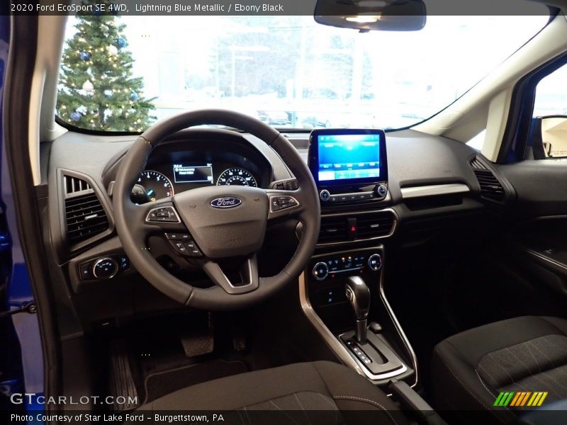 Lightning Blue Metallic / Ebony Black 2020 Ford EcoSport SE 4WD