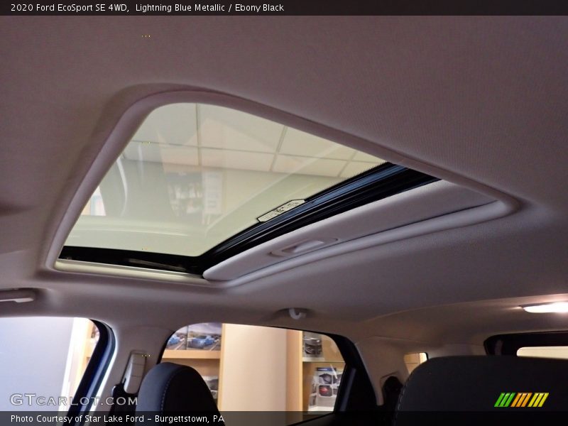 Lightning Blue Metallic / Ebony Black 2020 Ford EcoSport SE 4WD