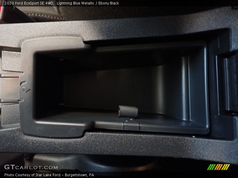 Lightning Blue Metallic / Ebony Black 2020 Ford EcoSport SE 4WD