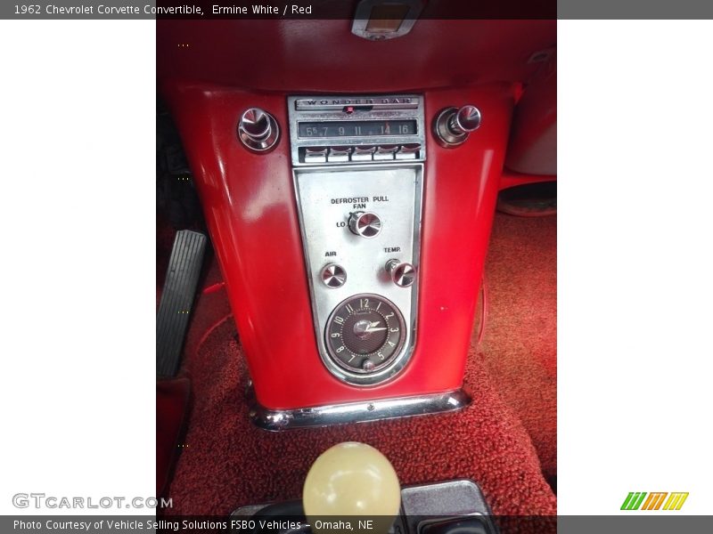 Controls of 1962 Corvette Convertible