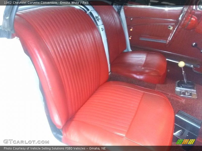 Front Seat of 1962 Corvette Convertible
