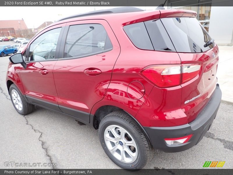 Ruby Red Metallic / Ebony Black 2020 Ford EcoSport SE 4WD