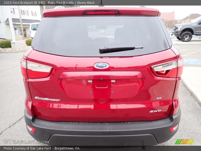 Ruby Red Metallic / Ebony Black 2020 Ford EcoSport SE 4WD