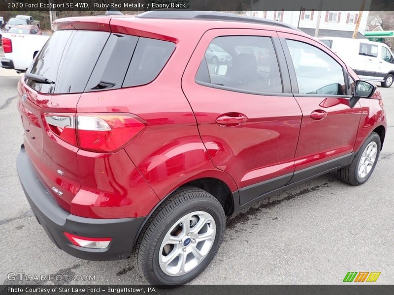 Ruby Red Metallic / Ebony Black 2020 Ford EcoSport SE 4WD