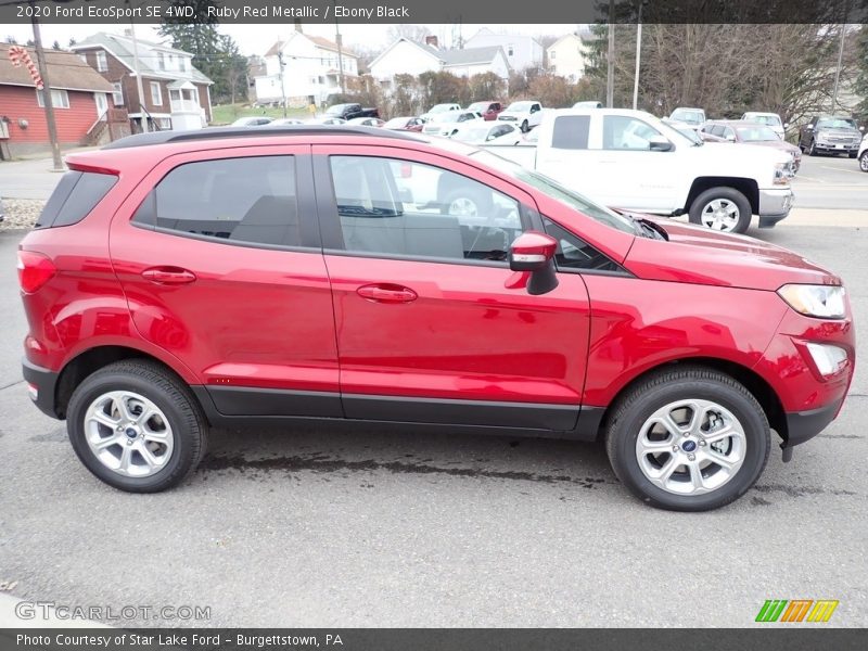 Ruby Red Metallic / Ebony Black 2020 Ford EcoSport SE 4WD