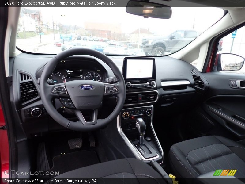 Ruby Red Metallic / Ebony Black 2020 Ford EcoSport SE 4WD