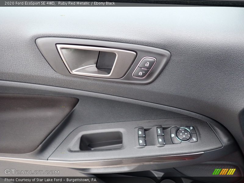 Ruby Red Metallic / Ebony Black 2020 Ford EcoSport SE 4WD