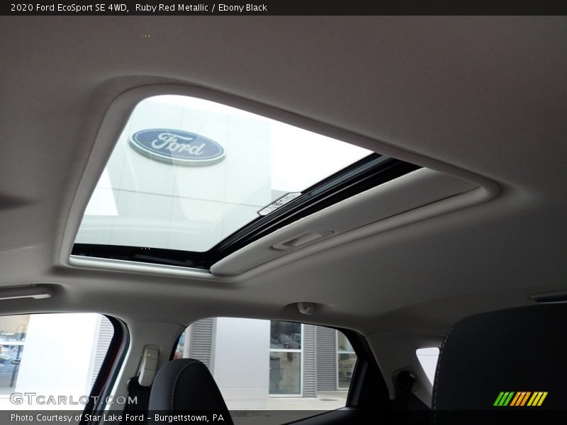 Ruby Red Metallic / Ebony Black 2020 Ford EcoSport SE 4WD