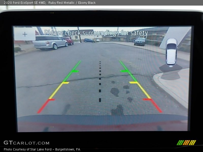 Ruby Red Metallic / Ebony Black 2020 Ford EcoSport SE 4WD