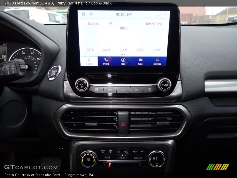 Ruby Red Metallic / Ebony Black 2020 Ford EcoSport SE 4WD