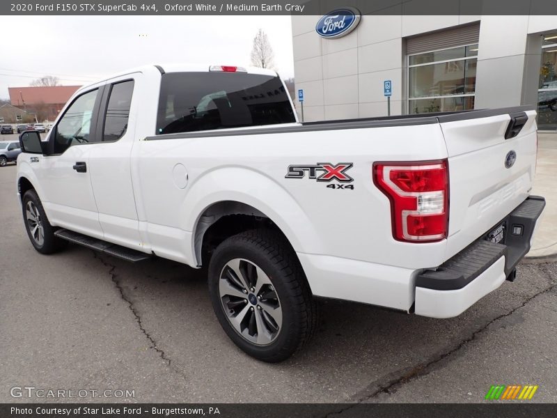 Oxford White / Medium Earth Gray 2020 Ford F150 STX SuperCab 4x4
