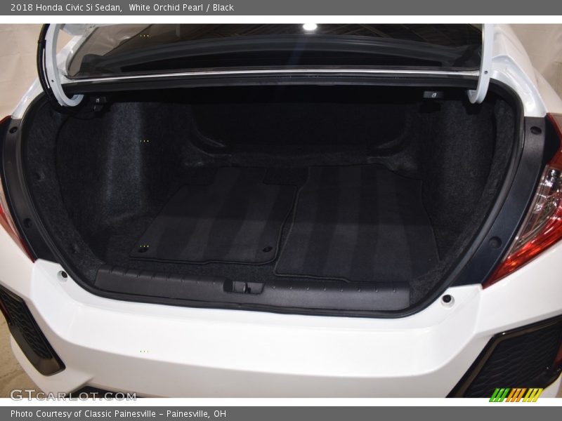 White Orchid Pearl / Black 2018 Honda Civic Si Sedan