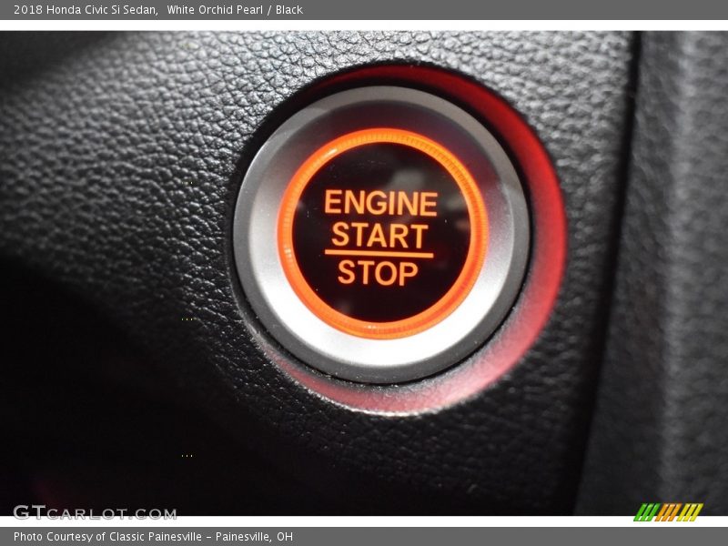White Orchid Pearl / Black 2018 Honda Civic Si Sedan