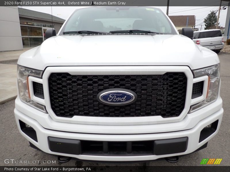 Oxford White / Medium Earth Gray 2020 Ford F150 STX SuperCab 4x4