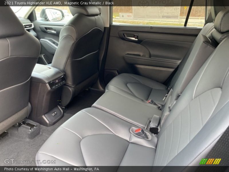 Rear Seat of 2021 Highlander XLE AWD