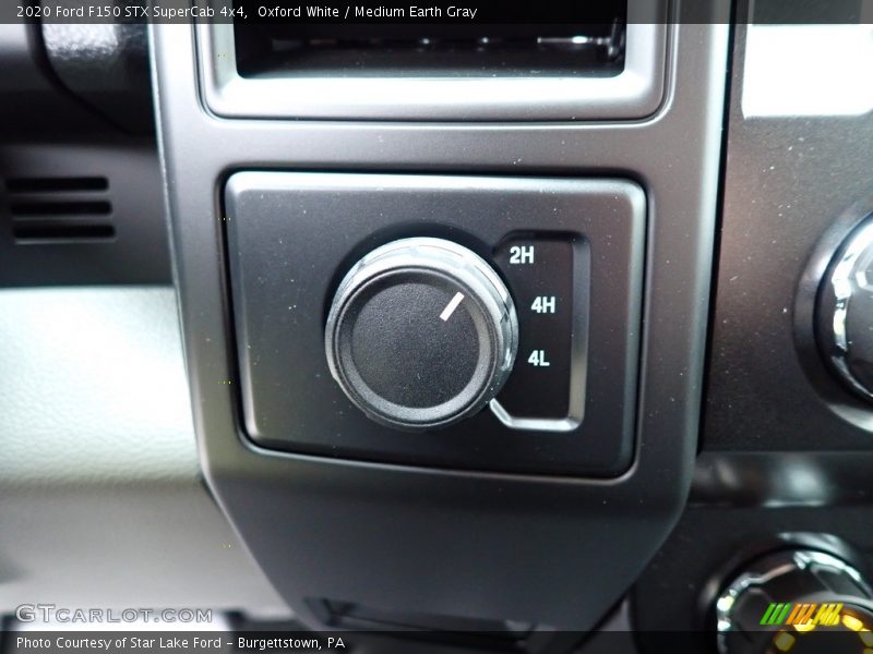 Oxford White / Medium Earth Gray 2020 Ford F150 STX SuperCab 4x4