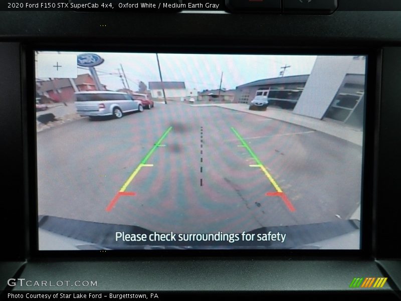 Oxford White / Medium Earth Gray 2020 Ford F150 STX SuperCab 4x4