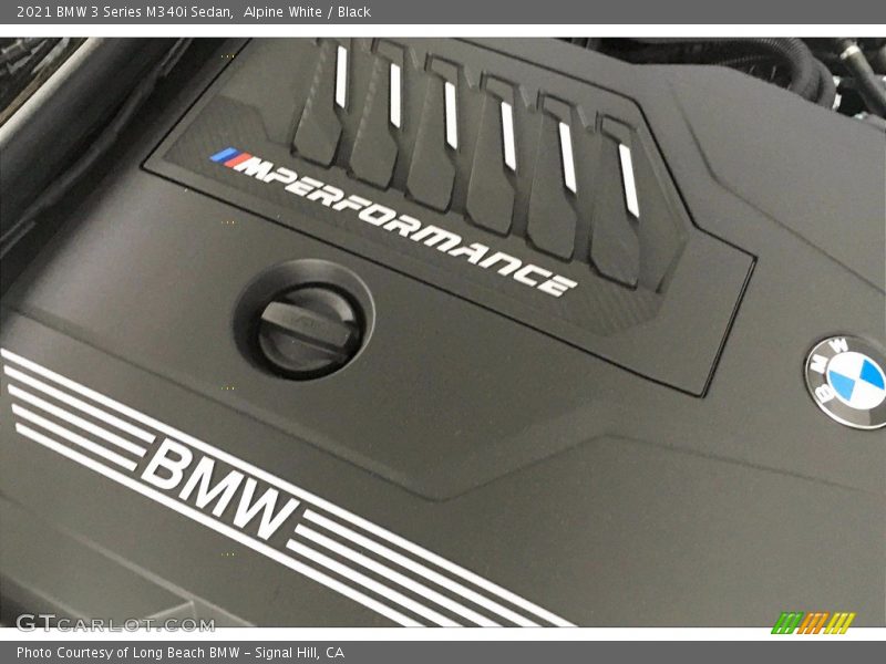 Alpine White / Black 2021 BMW 3 Series M340i Sedan