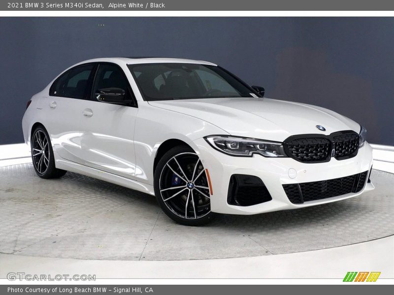 Alpine White / Black 2021 BMW 3 Series M340i Sedan