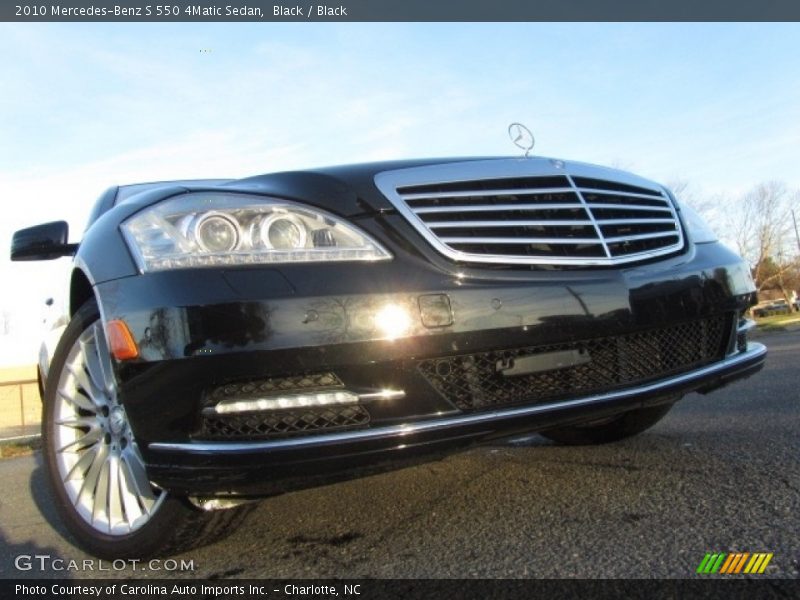 Black / Black 2010 Mercedes-Benz S 550 4Matic Sedan