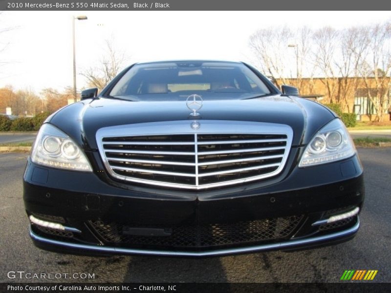 Black / Black 2010 Mercedes-Benz S 550 4Matic Sedan