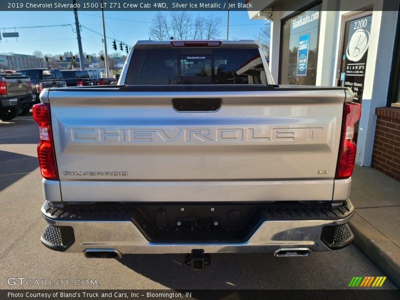 Silver Ice Metallic / Jet Black 2019 Chevrolet Silverado 1500 LT Z71 Crew Cab 4WD