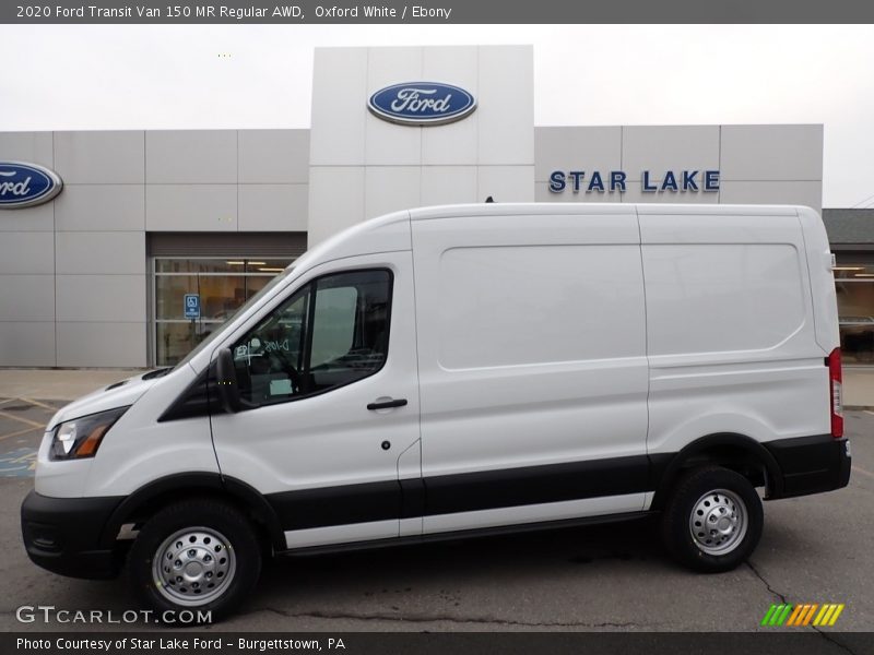 Oxford White / Ebony 2020 Ford Transit Van 150 MR Regular AWD