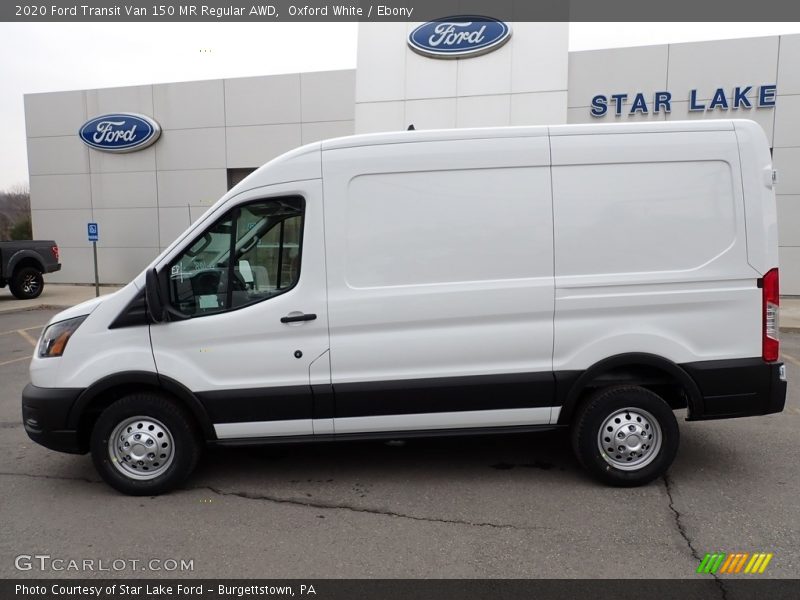 Oxford White / Ebony 2020 Ford Transit Van 150 MR Regular AWD
