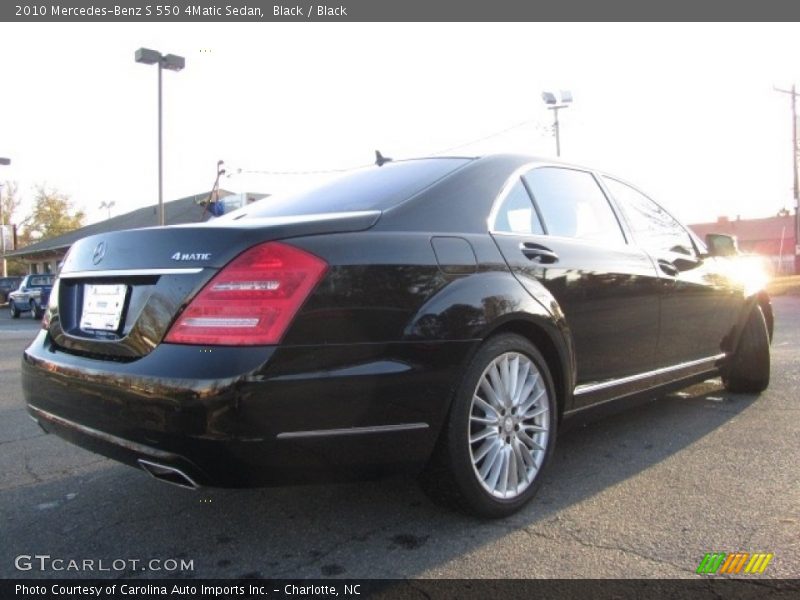 Black / Black 2010 Mercedes-Benz S 550 4Matic Sedan