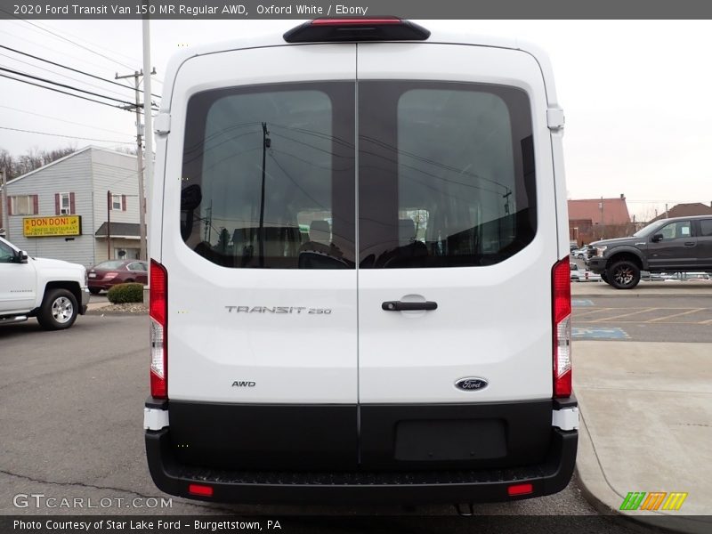 Oxford White / Ebony 2020 Ford Transit Van 150 MR Regular AWD