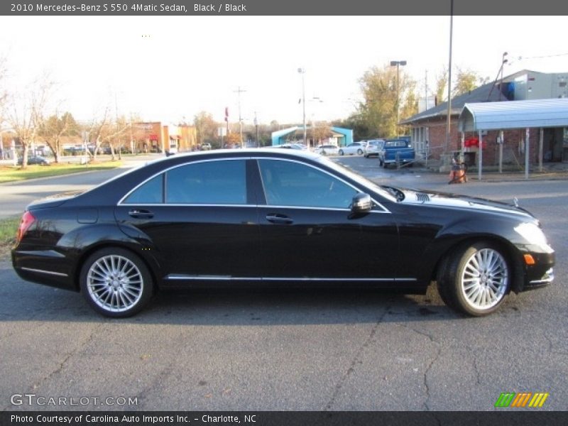 Black / Black 2010 Mercedes-Benz S 550 4Matic Sedan