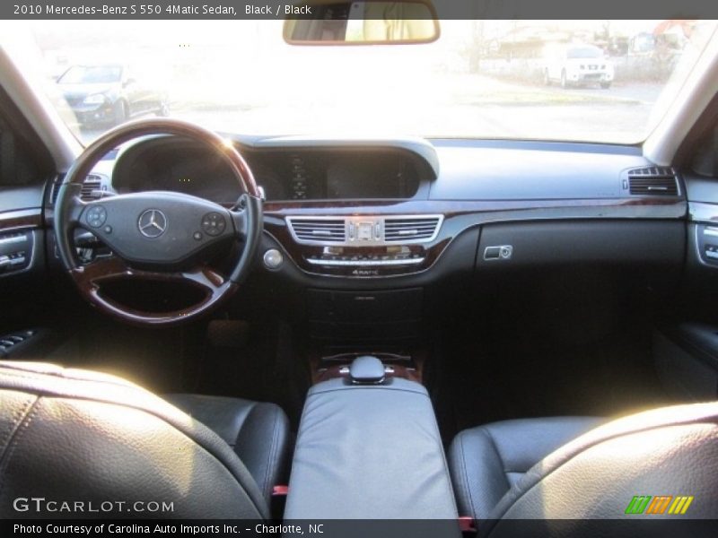 Black / Black 2010 Mercedes-Benz S 550 4Matic Sedan