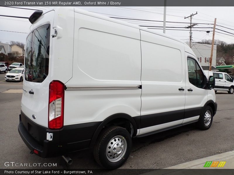 Oxford White / Ebony 2020 Ford Transit Van 150 MR Regular AWD