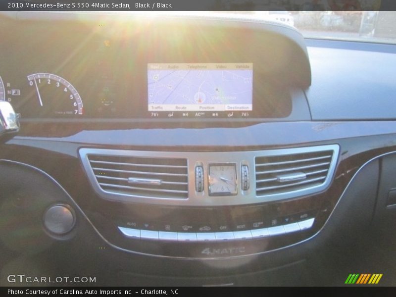 Black / Black 2010 Mercedes-Benz S 550 4Matic Sedan