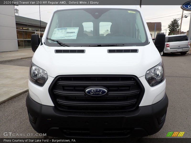 Oxford White / Ebony 2020 Ford Transit Van 150 MR Regular AWD