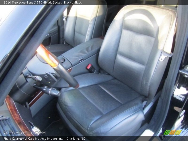 Black / Black 2010 Mercedes-Benz S 550 4Matic Sedan