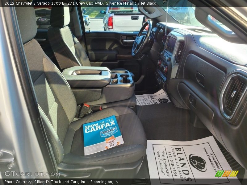 Silver Ice Metallic / Jet Black 2019 Chevrolet Silverado 1500 LT Z71 Crew Cab 4WD