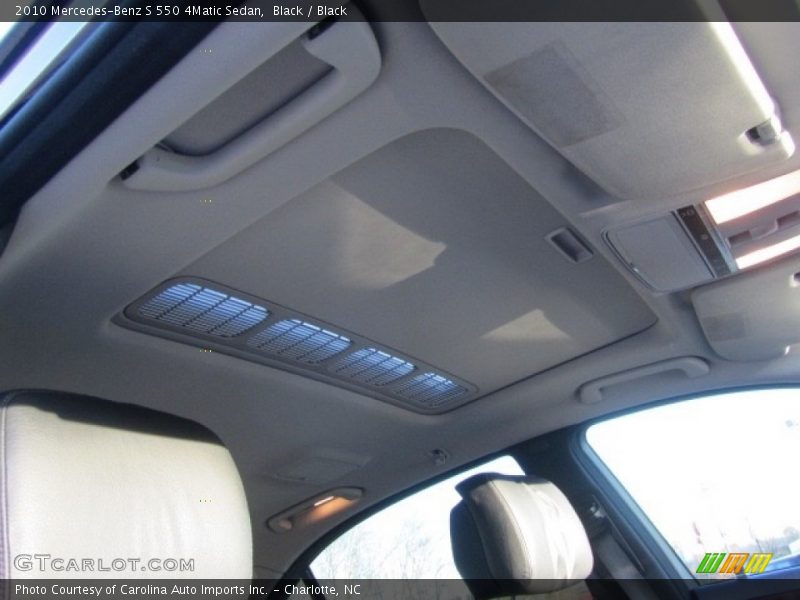 Black / Black 2010 Mercedes-Benz S 550 4Matic Sedan
