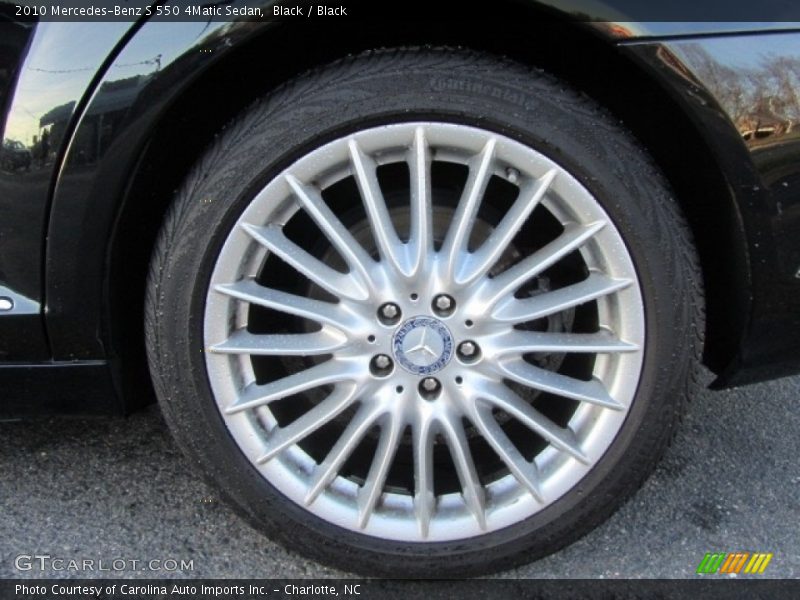 Black / Black 2010 Mercedes-Benz S 550 4Matic Sedan