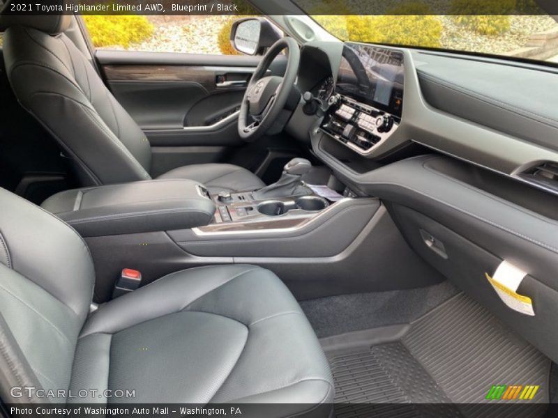 Front Seat of 2021 Highlander Limited AWD