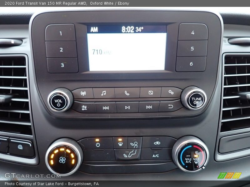 Controls of 2020 Transit Van 150 MR Regular AWD
