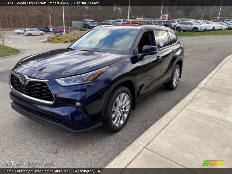 Blueprint / Black 2021 Toyota Highlander Limited AWD