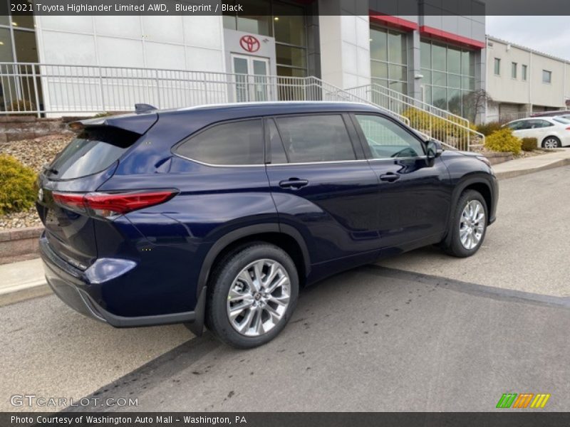 Blueprint / Black 2021 Toyota Highlander Limited AWD