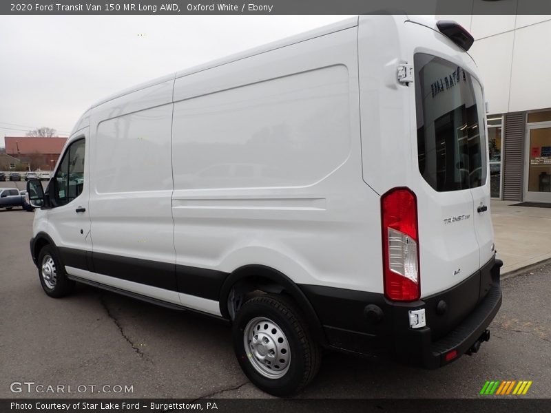 Oxford White / Ebony 2020 Ford Transit Van 150 MR Long AWD