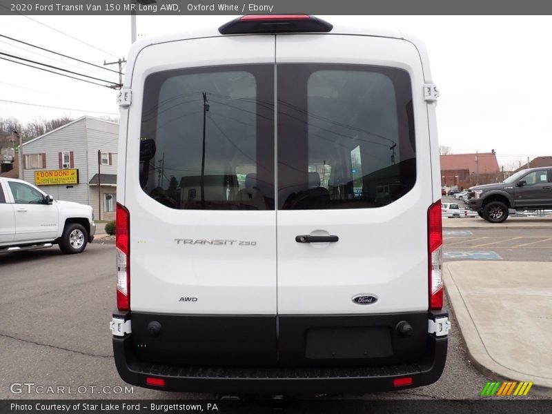 Oxford White / Ebony 2020 Ford Transit Van 150 MR Long AWD